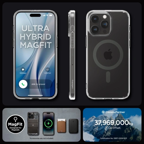 Kup Etui Spigen Ultra Hybrid Mag MagSafe Apple iPhone 15 Pro Max Graphit - SPN2954 - {ean13} - Sklep Home Screen