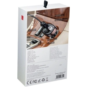 Kup Baseus Transmiter FM z Bluetooth USB microSD (brązowy) - BSU341BR - {ean13} - Sklep Home Screen