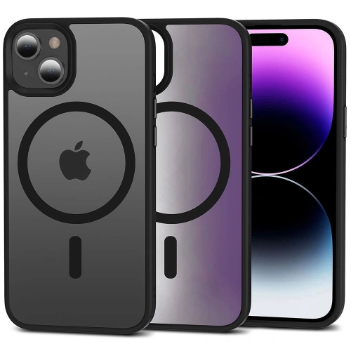 Kup Case Tech-Protect MagMat MagSafe Apple iPhone 15 Plus / 14 Plus Matt Schwarz - THP2306 - {ean13} - Sklep Home Screen