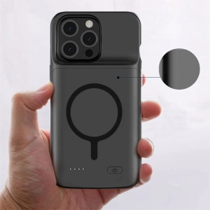 Kup Case Tech-Protect Powercase MagSafe 8500mAh Apple iPhone 15 Pro Max Schwarz - THP2316 - {ean13} - Sklep Home Screen