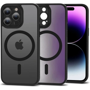 Etui Tech-Protect MagMat Cam+ MagSafe Apple iPhone 15 Pro Matte Black