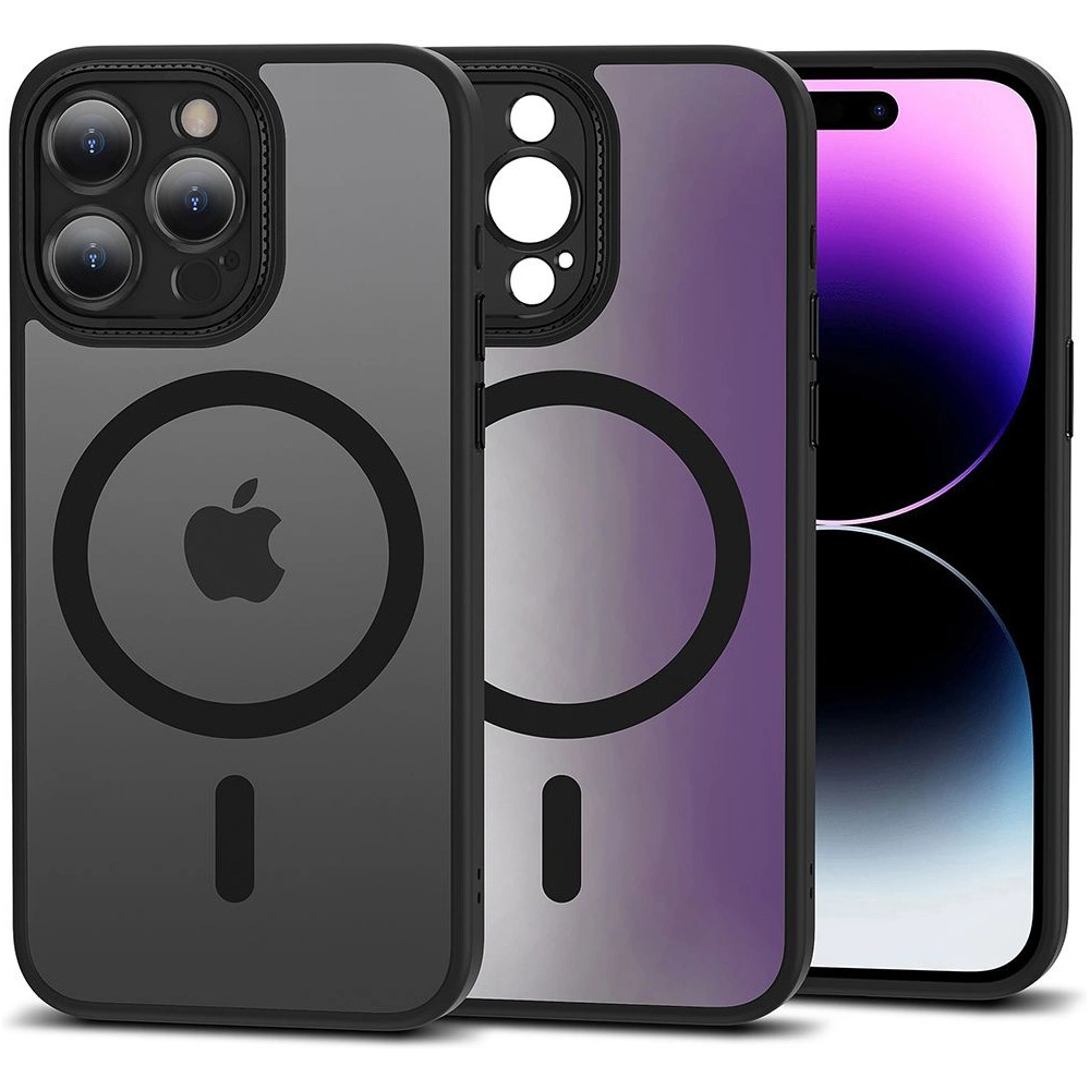 Etui Tech-Protect MagMat Cam+ MagSafe Apple iPhone 15 Pro Matte Black