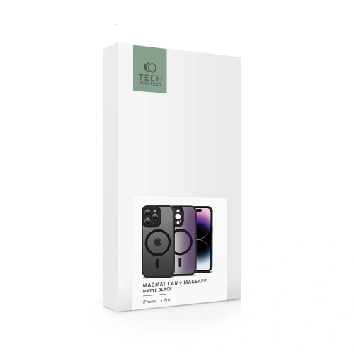 Kup Etui Tech-Protect MagMat Cam+ MagSafe Apple iPhone 15 Pro Matt Fekete - THP2318 - {ean13} - Sklep Home Screen
