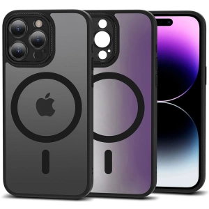 Kup Etui Tech-Protect MagMat Cam+ MagSafe Apple iPhone 15 Pro Max Matt Fekete - THP2319 - {ean13} - Sklep Home Screen