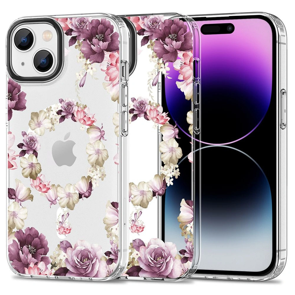 Etui Tech-Protect MagMood MagSafe Apple iPhone 15 Rose Floral