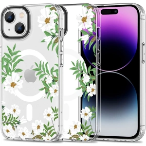 Etui Tech-Protect MagMood MagSafe Apple iPhone 15 Spring Daisy