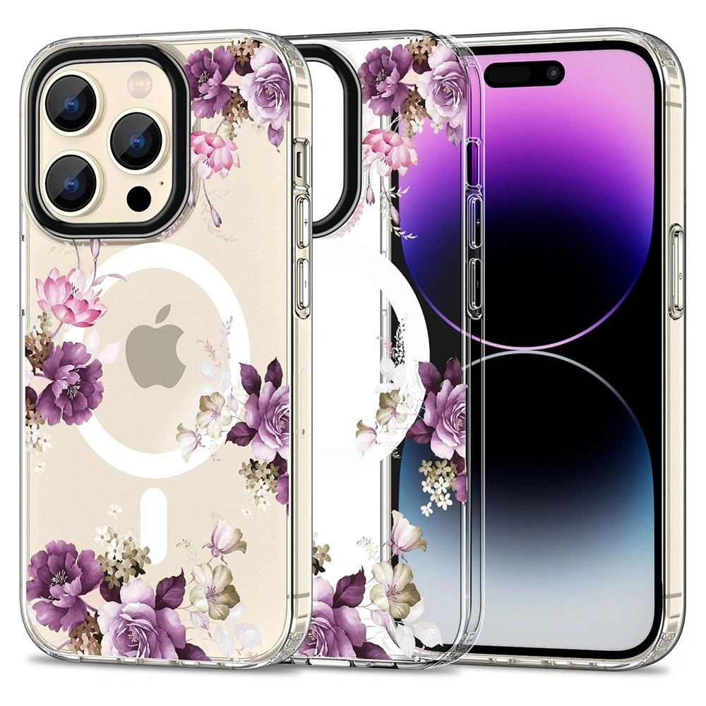 Etui Tech-Protect MagMood MagSafe Apple iPhone 15 Pro Max Spring Floral