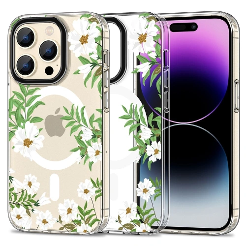 Kup Tech-Protect Apple Husă MagMood MagSafe iPhone 15 Pro Max Spring Daisy - THP2331 - {ean13} - Sklep Home Screen