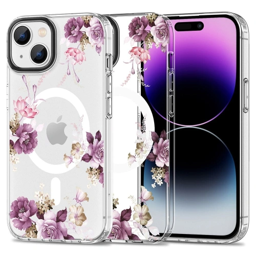 Kup Tech-Protect Apple Husă MagMood MagSafe iPhone 15 Plus / 14 Plus Spring Floral - THP2332 - {ean13} - Sklep Home Screen