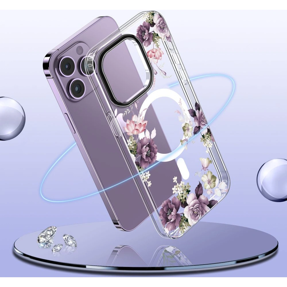 Etui Tech-Protect MagMood MagSafe Apple iPhone 15 Plus / 14 Plus Spring Floral