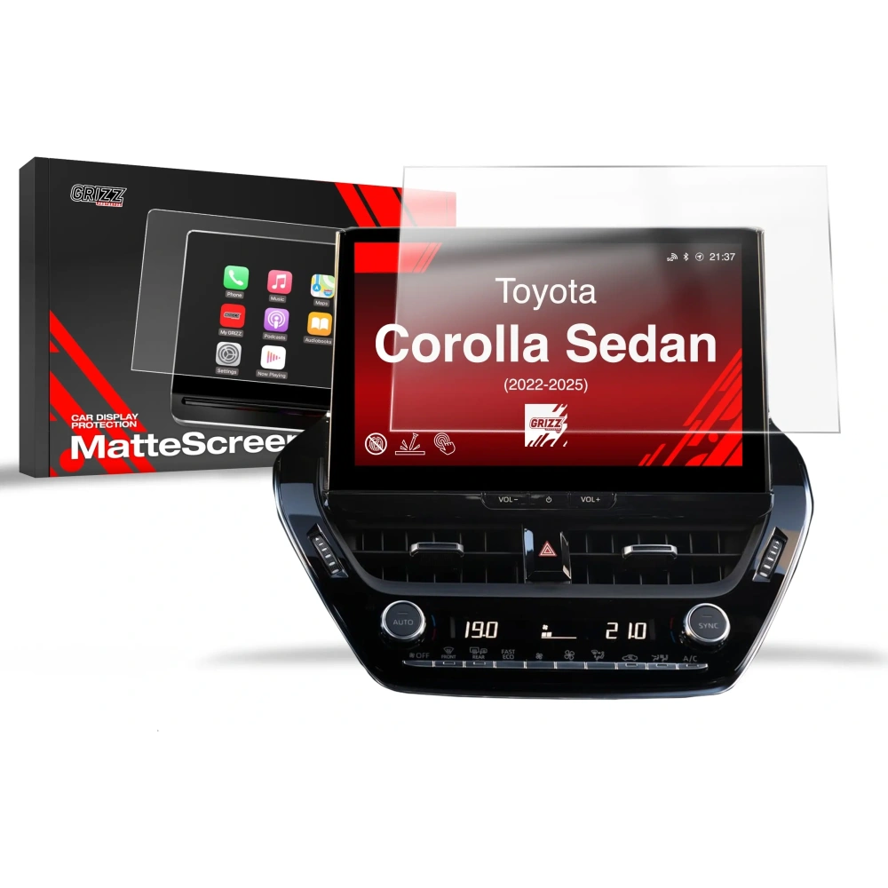 Folia matowa GrizzGlass CarDisplay Protection do Toyota Corolla Sedan 10,5" (2022-2025)