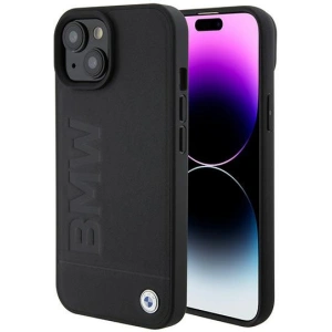 Etui BMW BMHMP15SSLLBK Apple iPhone 15 MagSafe hardcase Signature Logo Imprint czarny/black