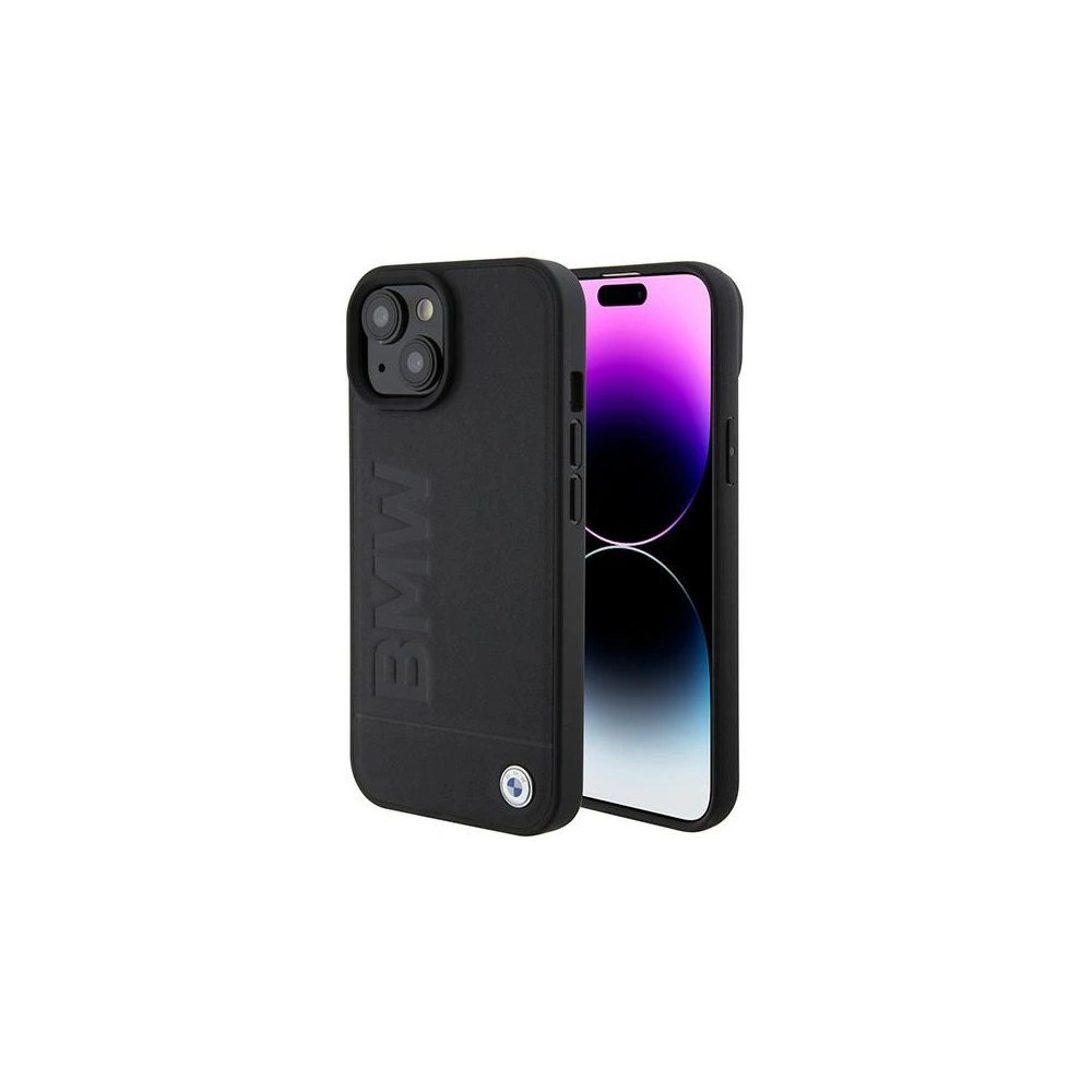 Etui BMW BMHMP15SSLLBK Apple iPhone 15 MagSafe hardcase Signature Logo Imprint czarny/black