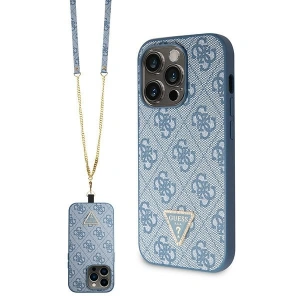 Kup Case Guess GUHCP14LP4TDSCPB Apple iPhone 14 Pro Hardcase Crossbody 4G Metal Logo blau/blue - GUE2891 - {ean13} - Sklep Home Screen