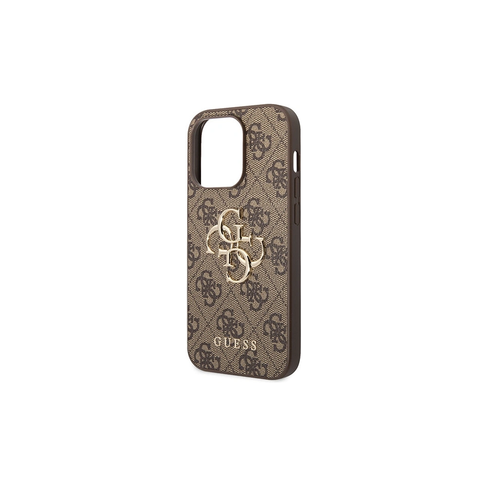 Etui Guess GUHCP15L4GMGBR Apple iPhone 15 Pro hardcase 4G Big Metal Logo brązowy/brown