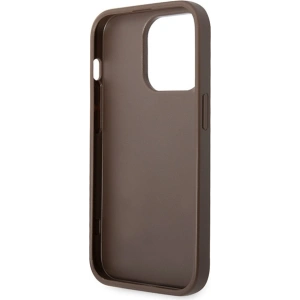 Etui Guess GUHCP15L4GMGBR Apple iPhone 15 Pro hardcase 4G Big Metal Logo brązowy/brown