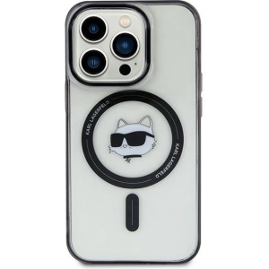 Etui Karl Lagerfeld KLHMP15MHCHNOTK Apple iPhone 15 Plus / 14 Plus hardcase IML Choupette`s Head MagSafe transparent