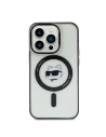 Etui Karl Lagerfeld KLHMP15MHCHNOTK Apple iPhone 15 Plus / 14 Plus hardcase IML Choupette`s Head MagSafe transparent