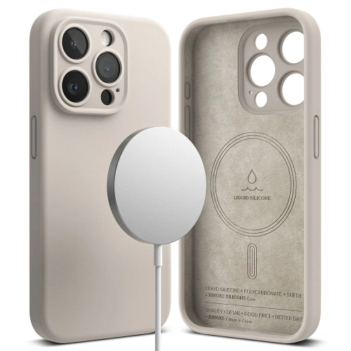 Kup Case Ringke Silikon Magnetic MagSafe Apple iPhone 15 Pro Max Stein - RGK1844 - {ean13} - Sklep Home Screen