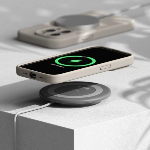 Kup Etui Ringke Silicone Magnetic MagSafe Apple iPhone 15 Pro Max Stone - RGK1844 - {ean13} - Sklep Home Screen
