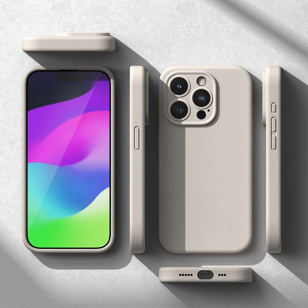 Etui Ringke Silicone Magnetic MagSafe Apple iPhone 15 Pro Max Stone