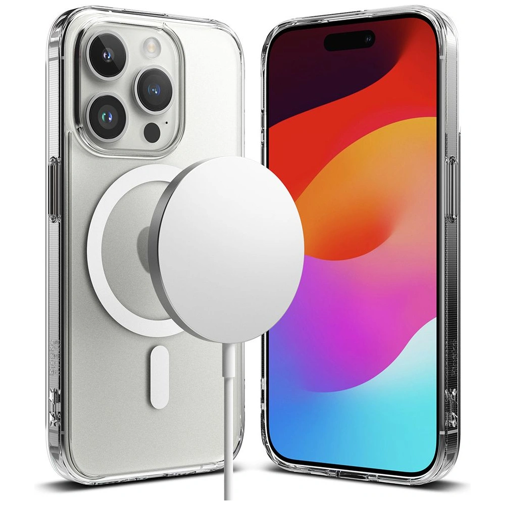 Etui Ringke Fusion Magnetic MagSafe Apple iPhone 15 Pro Matte Clear
