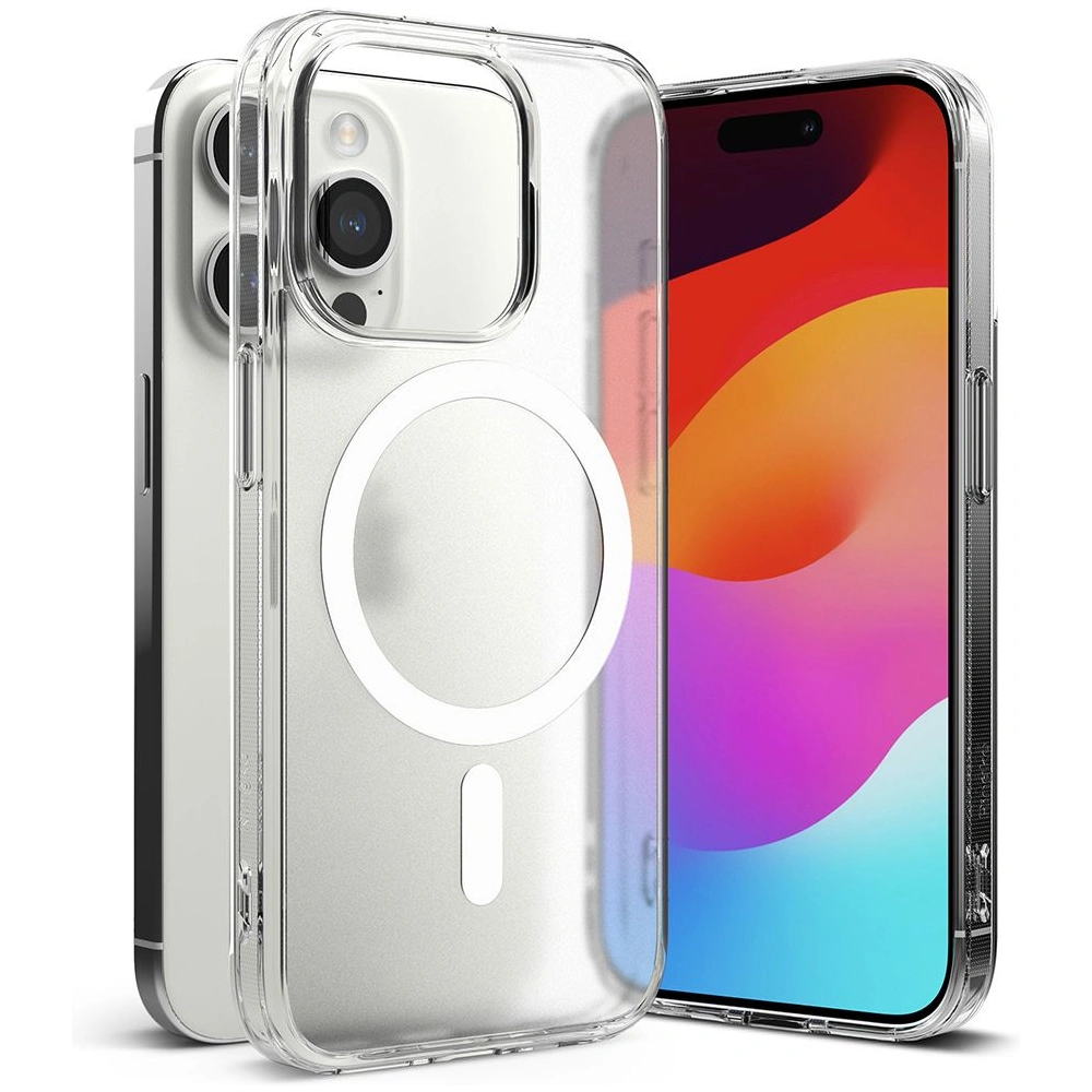 Etui Ringke Fusion Magnetic MagSafe Apple iPhone 15 Pro Matte Clear