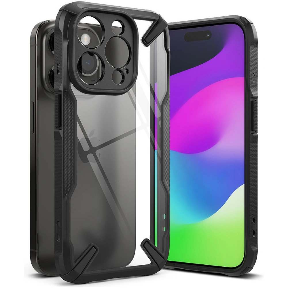 Etui Ringke Fusion-X Apple iPhone 15 Pro Black