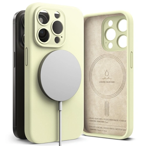 Kup Etui Ringke szilikon Magnetic MagSafe Apple iPhone 15 Pro Sunny Lime - RGK1852 - {ean13} - Sklep Home Screen