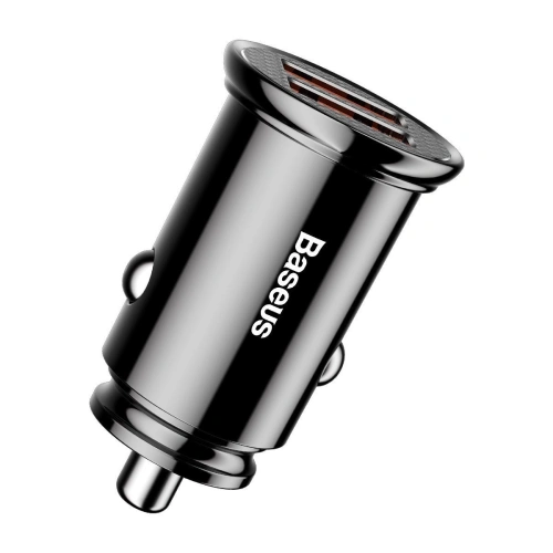 Kup Ładowarka samochodowa Baseus Circular 2xUSB QC3.0 5A 30W (czarna) - BSU346BLK - {ean13} - Sklep Home Screen
