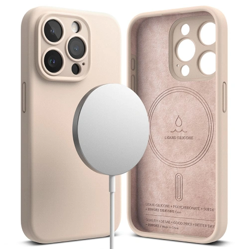 Kup Case Ringke Silikon Magnetic MagSafe Apple iPhone 15 Pro Rosa Sand - RGK1853 - {ean13} - Sklep Home Screen