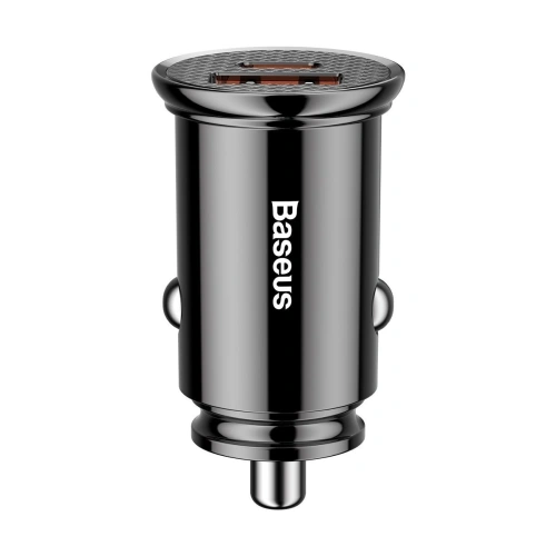 Kup Automobilová nabíječka Baseus Circular PD QC4.0+ 5A 30W (černá) - BSU347BLK - {ean13} - Sklep Home Screen