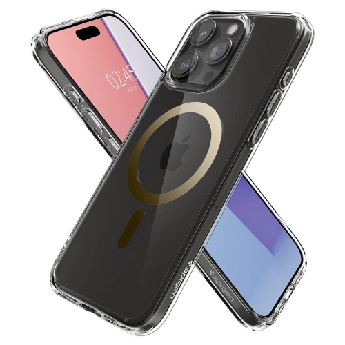 Kup Etui Spigen Ultra Hybrid Mag MagSafe Apple iPhone 15 Pro Max Gold - SPN2956 - {ean13} - Sklep Home Screen