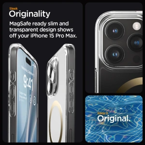 Kup Case Spigen Ultra Hybrid Mag MagSafe Apple iPhone 15 Pro Max Gold - SPN2956 - {ean13} - Sklep Home Screen