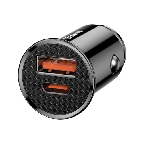 Kup Automobilová nabíječka Baseus Circular PD QC4.0+ 5A 30W (černá) - BSU347BLK - {ean13} - Sklep Home Screen