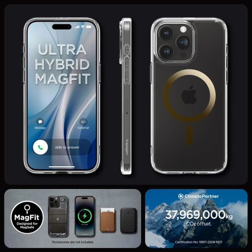 Kup Etui Spigen Ultra Hybrid Mag MagSafe Apple iPhone 15 Pro Max Gold - SPN2956 - {ean13} - Sklep Home Screen