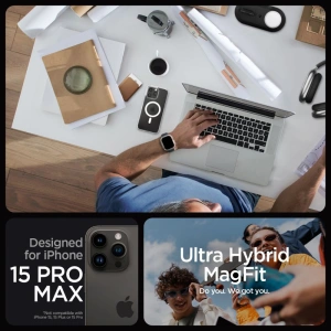 Buy Spigen Ultra Hybrid Mag MagSafe Apple iPhone 15 Pro Max Frost Clear - SPN2957 - {ean13} - Home Screen Store Europe