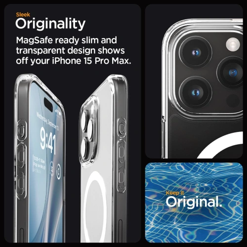 Kup Case Spigen Ultra Hybrid Mag MagSafe Apple iPhone 15 Pro Max Frost Clear - SPN2957 - {ean13} - Sklep Home Screen