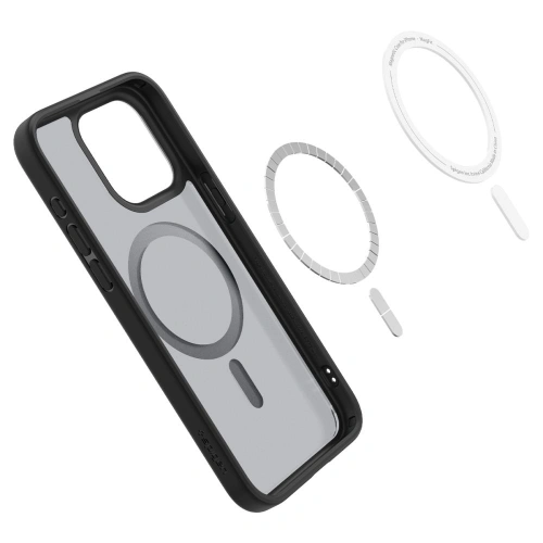 Kup Spigen Apple Husă Ultra Hybrid MagSafe iPhone 15 Pro Max Frost Black - SPN2958 - {ean13} - Sklep Home Screen