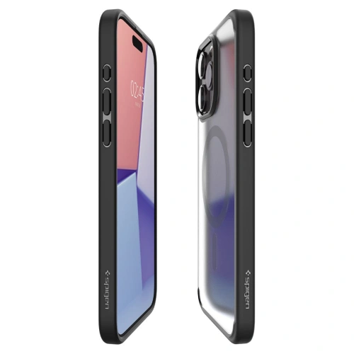 Kup Case Spigen Ultra Hybrid Mag MagSafe Apple iPhone 15 Pro Max Frost Schwarz - SPN2958 - {ean13} - Sklep Home Screen