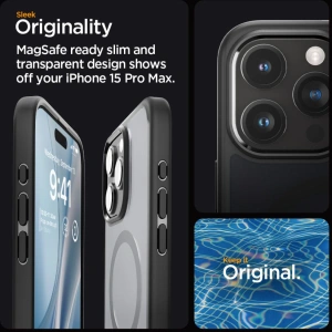 Buy Spigen Ultra Hybrid Mag MagSafe Apple iPhone 15 Pro Max Frost Black - SPN2958 - {ean13} - Home Screen Store Europe