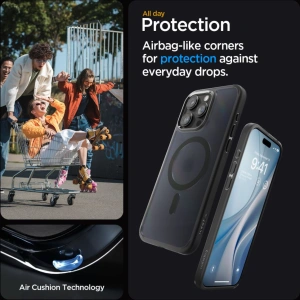 Buy Spigen Ultra Hybrid Mag MagSafe Apple iPhone 15 Pro Max Frost Black - SPN2958 - {ean13} - Home Screen Store Europe