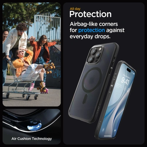 Kup Case Spigen Ultra Hybrid Mag MagSafe Apple iPhone 15 Pro Max Frost Schwarz - SPN2958 - {ean13} - Sklep Home Screen