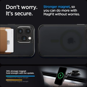 Buy Spigen Ultra Hybrid Mag MagSafe Apple iPhone 15 Pro Max Frost Black - SPN2958 - {ean13} - Home Screen Store Europe