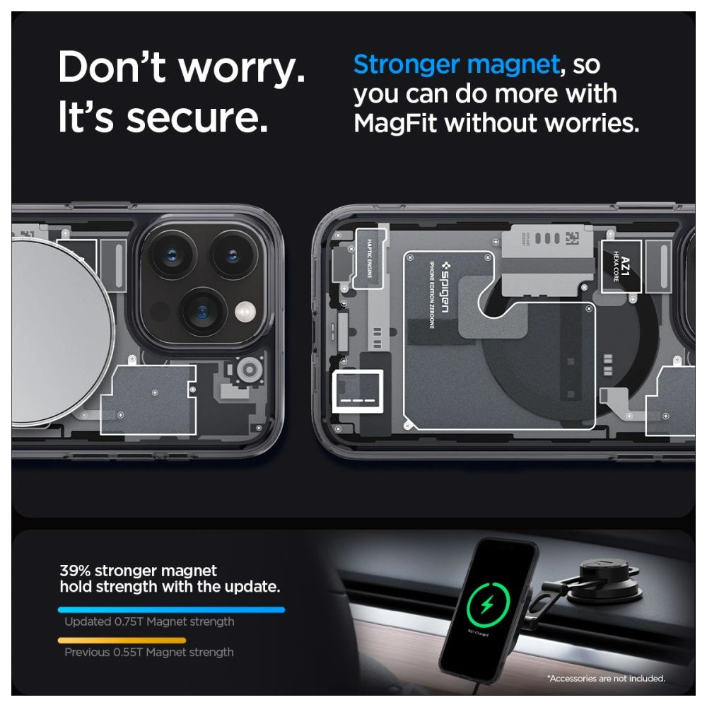 Etui Spigen Ultra Hybrid Mag MagSafe Apple iPhone 15 Pro Max Zero One