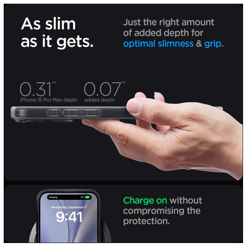 Etui Spigen Ultra Hybrid Mag MagSafe Apple iPhone 15 Pro Max Zero One