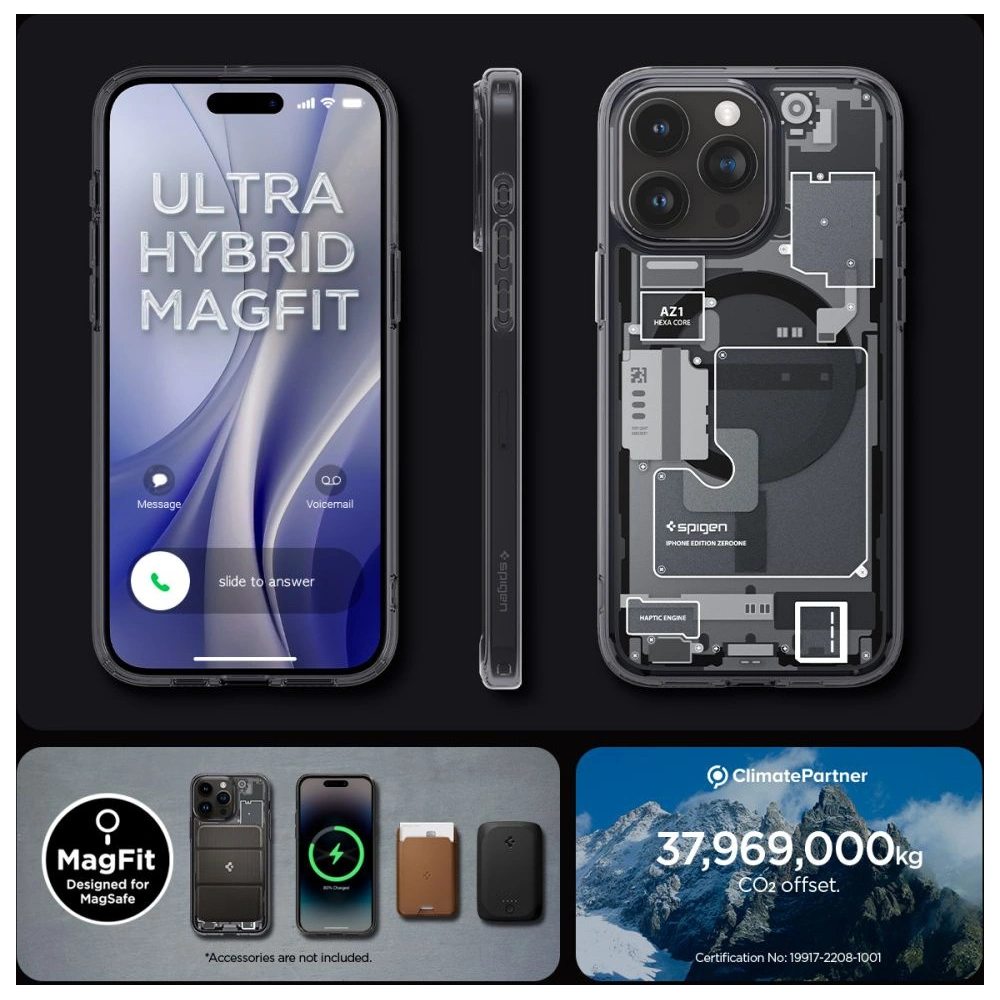 Etui Spigen Ultra Hybrid Mag MagSafe Apple iPhone 15 Pro Max Zero One