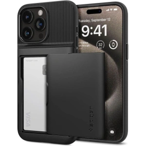 Buy Spigen Slim Armor CS Apple iPhone 15 Pro Max Black - SPN2960 - {ean13} - Home Screen Store Europe