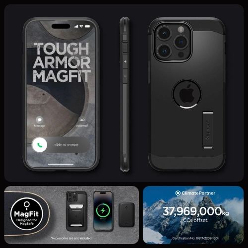 Buy Spigen Tough Armor Mag MagSafe Apple iPhone 15 Pro Max Black - SPN2961 - {ean13} - Home Screen Store Europe