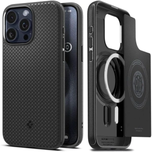 Buy Spigen Mag Armor MagSafe Apple iPhone 15 Pro Max Matte Black - SPN2962 - {ean13} - Home Screen Store Europe
